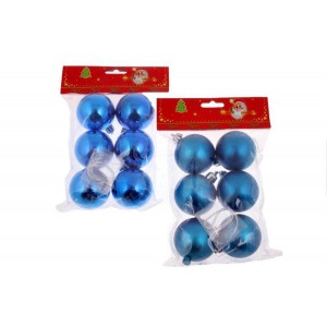 Топка синя  гланц S/6 5см.(1/60)