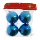 Топка синя  гланц S/4 8см. (1/24)