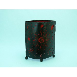 Метал лампа оранж 22х27 см.