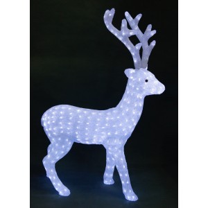 Елен бял - размер H90см, 432 бели LED /диодни/ лампички. Вътрешна употреба.