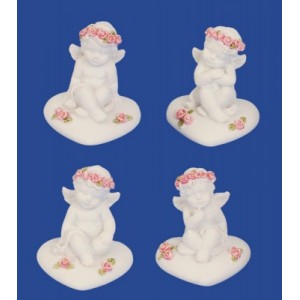 Ангел върху сърце,4cm