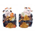 Кравичка паричка касичка, 10 см., 2 мод., 2/48