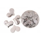 Сърце с пайети за декорация  1м.S/18(1/160)