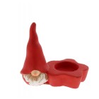 Брада коледна поставка за свещ,13х9х11см.,2м.,4/48