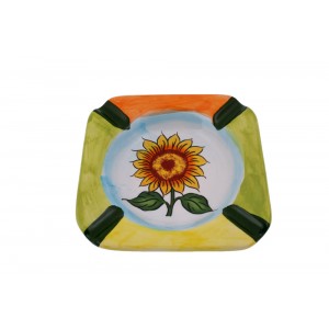 Слънчоглед пепелник,12х12х3см.,1м.,4/64