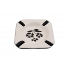 Черно цвете пепелник,12х12х3см.,1м.,4/64