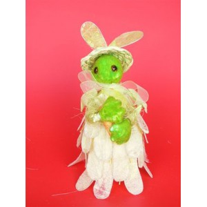 Еко Зайка с морков, зелена, 12x30 cm, (1/16)