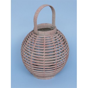 Свещник със стъклена чашка,1 мод.23x36cm(1x12)