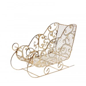 Метална шейна орнаменти,2 цвята,21х15см(1/24)