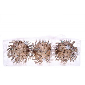 Топки зар ,шампанско S/3,1мод.,8см(1/96)