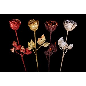 Роза пластик,4цв.,43см(1/288)