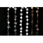 Гирлянд пайети снежинки,зл/ср/б ло,270см(1/288)