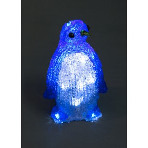 Пингвин - размер H20см, 20 бели LED /диодни/ лампички. Външна употреба.