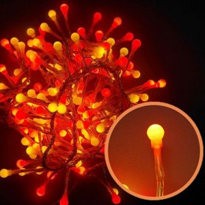 Гирлянд“Фойерверк“,192 червени и жълти LED/диодни/