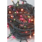 Гирлянд,140 разноцв. оризови лампички, зелен кабел