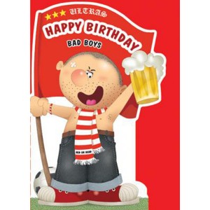 Картичка и плик В ``BAD BOYS` 130Х240