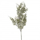 Стрък заснежени зелени листа, 74 см