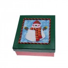 Кутия  квадрат Снежко малка