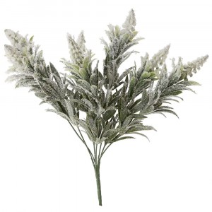 Колнка заснежени зелени листа с цвят, 36 см