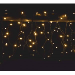  Завеса,3,5х0,8м,300 бели оризови лампички, зелен