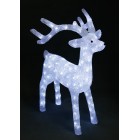Елен бял - размер H75см, 128 бели LED /диодни/ лампички. Външна употреба