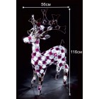 Елен двуцветен - размер H116/L56см, 95 бели LED /диодни/ лампички. Вътрешна употреба