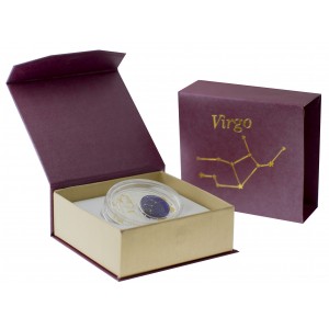 Сребърна монета „Зодиакални знаци - Дева“ 