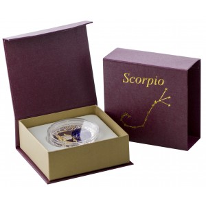  Сребърна монета „Зодиакални знаци – Скорпион“