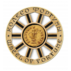 Сребърна монета „Колелото на щастливата съдба, Богинята Фортуна“, с цялостно златно покритие Сребърна монета „Колелото на щастливата съдба, Богинята Фортуна“, с цялостно златно покритие