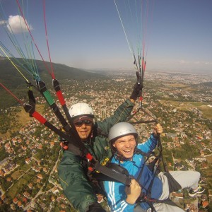 Летене с парапланер от Витоша
