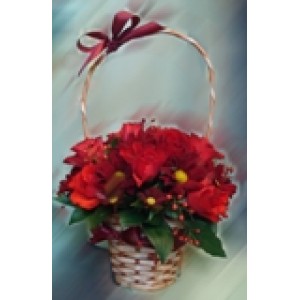 Кошница в червено