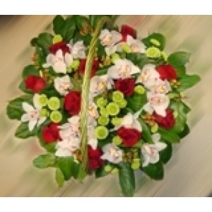 Кошница в зелено