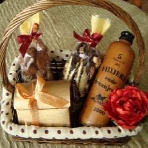 Кошница шоколад и белгийски Jenever