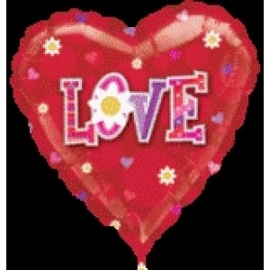 Фолиев балон сърце Фолиев балон сърце