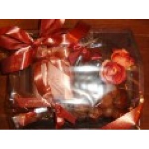 Кошница с чай или кафе и белгийски шоколад Кошница с чай или кафе и белгийски шоколад