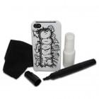 Doodle-Set with 2 Cases for iPhone 4+5