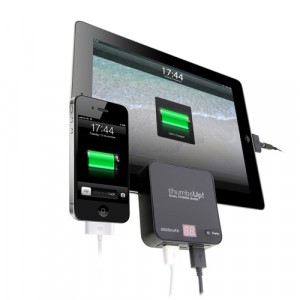 Dual Power Bank - 6600mAh (Black)