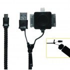 Zip Style USB Charger - Black