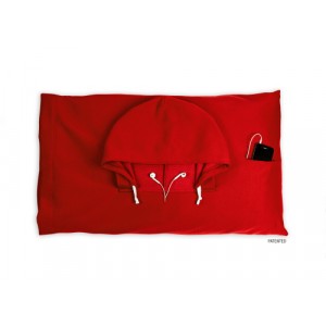 Hoodie Pillow Red