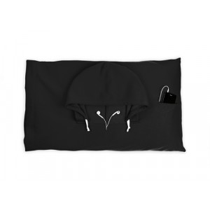 Hoodie Pillow Black