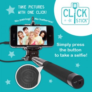 Selfie Telescopic Click Stick