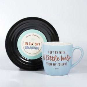 L&M Mug and Saucer Set - Friends