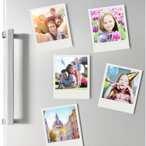 Instant Photo Frame Fridge Magnet Set of 4