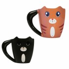 Black to Ginger Cat Mug