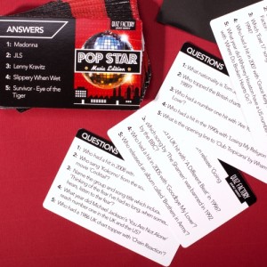 Game Card - Quiz Factory - Pop Star