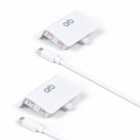 XBOX ONE S Dual Controller Charge & Play Battery Pack - White