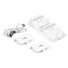XBOX ONE S Dual Charge Dock & Batteries - White