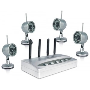 4 Way Surveillance Camera system