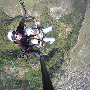 Летене с парапланер от Витоша