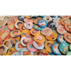 Рекламни значки - 44 мм. - Тип 'Копче'